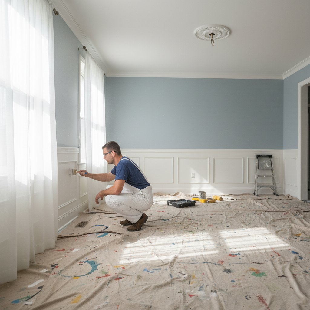 Gips-Pro Team bei der Arbeit